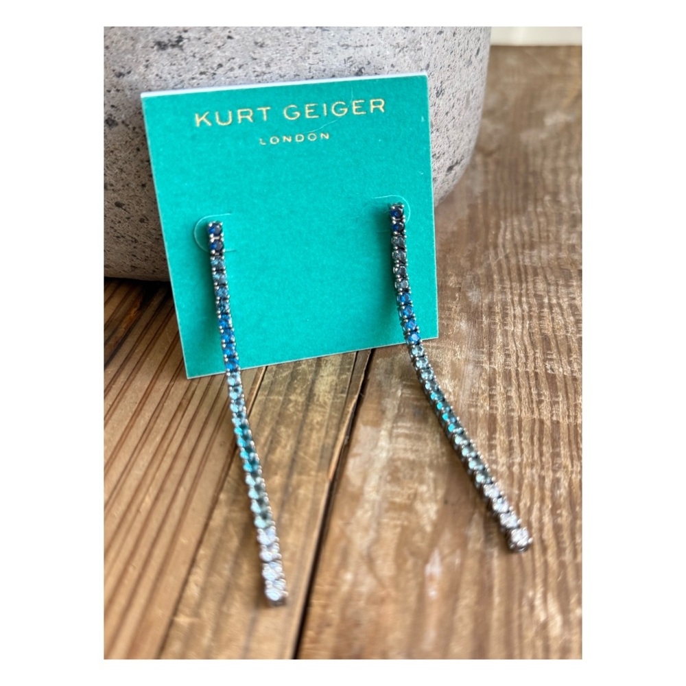 Kurt Geiger • Cubic Zirconia Drop Earrings